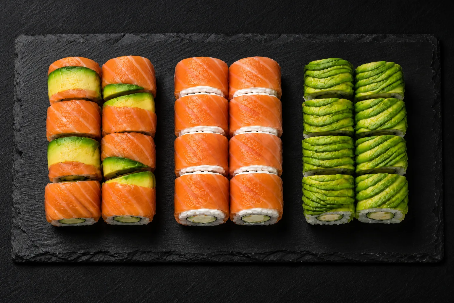 Plateau japonais dans le menu en ligne